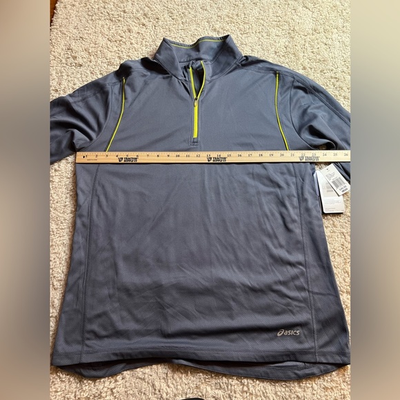 ASICS Men's XL 1/4 Zip Pullover NWT - Picture 3 of 7